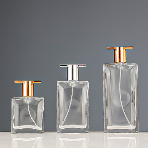 Press the bayonet perfume spray bottle 30ml50ml100ml perfume glass bottle packaging cosmetic perfume empty bottle