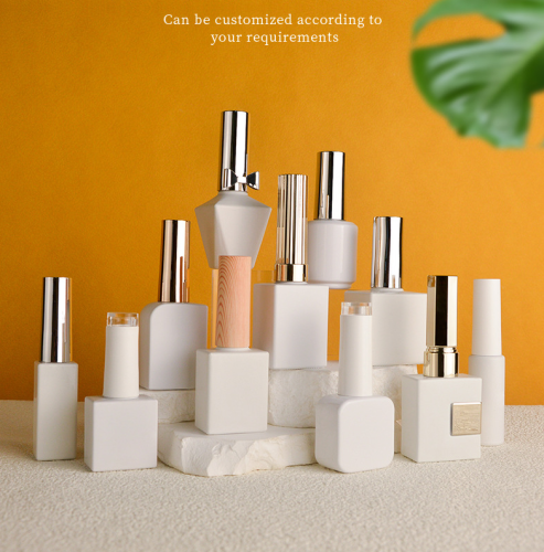 15ML10ML8ML factory nail polish gel bottle white nail polish bottle packaging bottle supply glass bottle