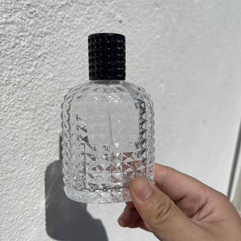 Perfume bottle portable packaging press spray bottle 30ml50ml100ml cosmetic perfume empty bottle wholesale