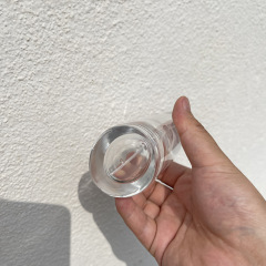High-end glass perfume bottle 50ml100ml transparent sub-packaging press spray bottle cosmetic perfume empty bottle