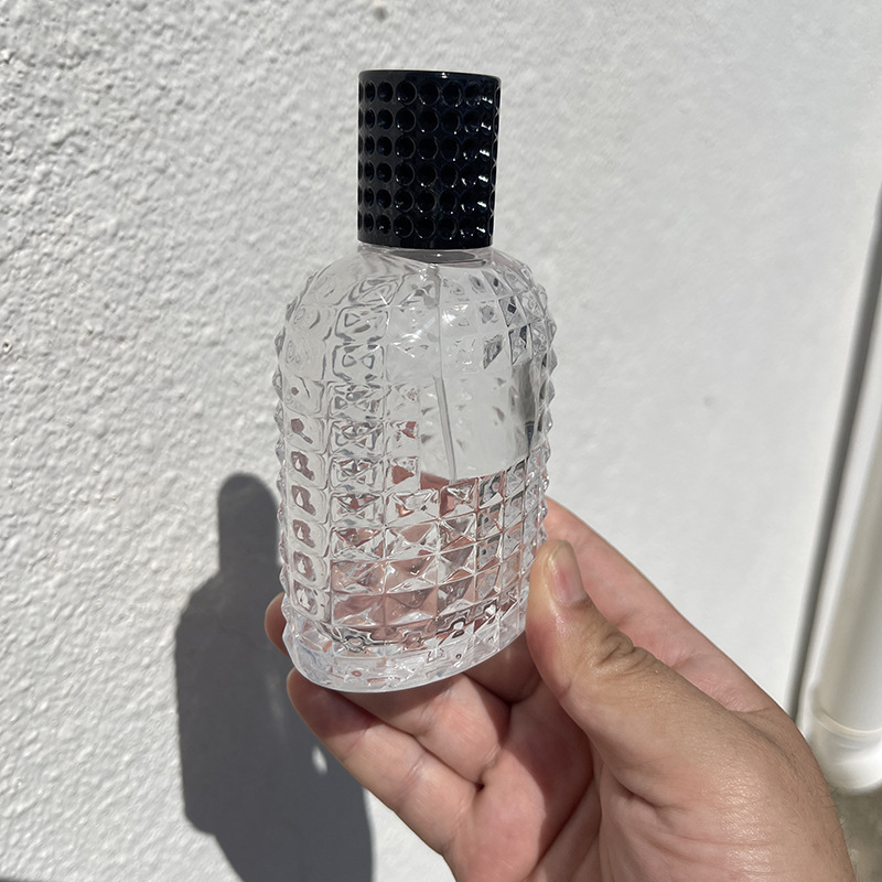 Perfume bottle portable packaging press spray bottle 30ml50ml100ml cosmetic perfume empty bottle wholesale