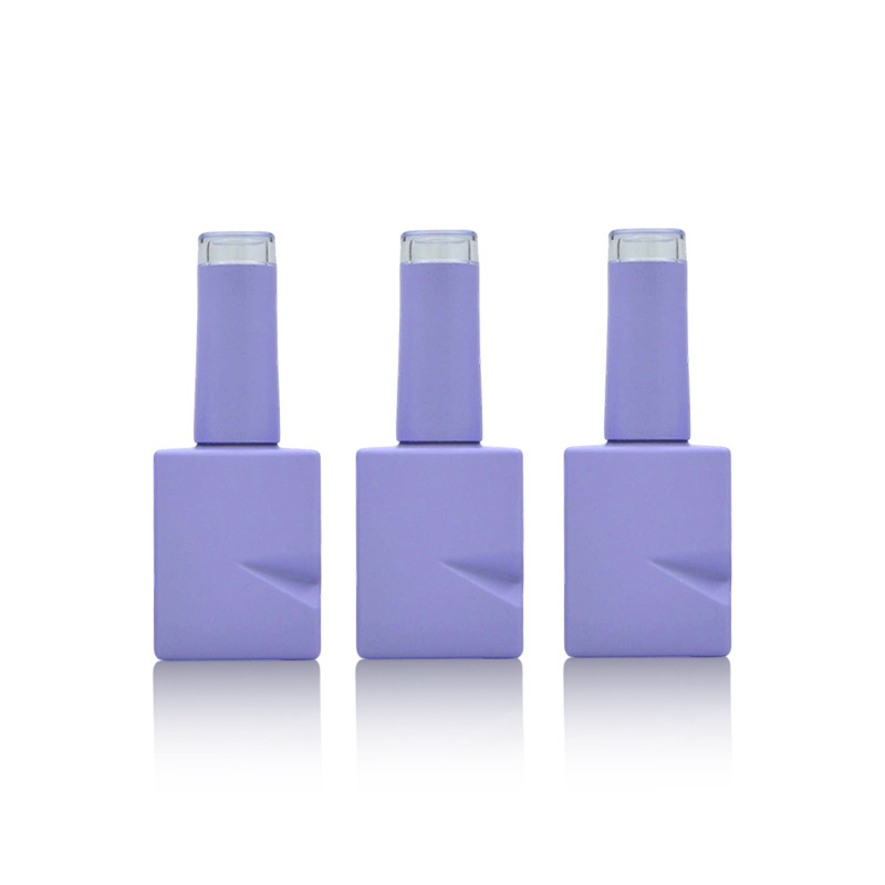 10ml Purple Gel Nail Polish Empty Bottle, Nail Polish Dispenser