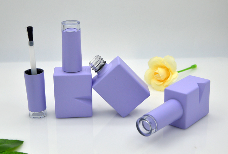 10ml Purple Gel Nail Polish Empty Bottle, Nail Polish Dispenser