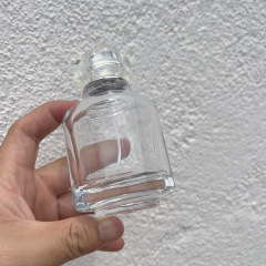 30ml90ml transparent perfume bottle portable sub-bottle press cosmetic perfume empty bottle