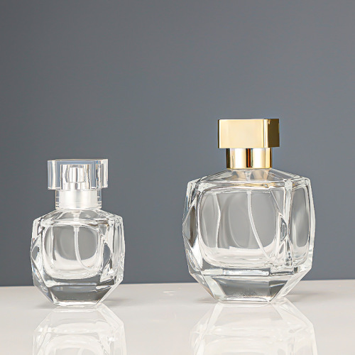 Transparent perfume glass bottle spot wholesale 30ml100ml sub-bottle press spray bottle perfume empty bottle