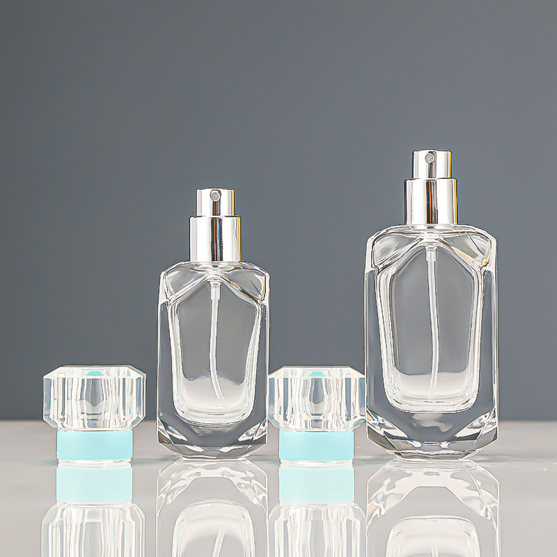 Wholesale 30ml100ml perfume glass bottle sub-bottle push-type spray bottle cosmetic perfume empty bottle