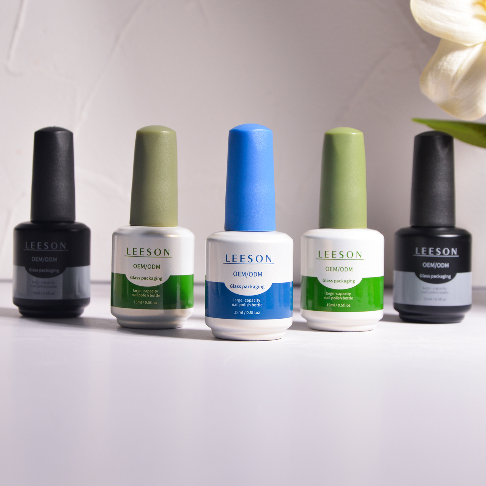 Gel nail polish bottle, special offer, empty 15ml bottle of colored gel nail polish, glass bottle.