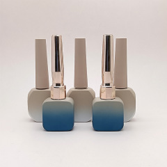 10ml spray-on colored gel nail polish dispenser, empty electroplated nail polish bottle, light-proof glass bottle.