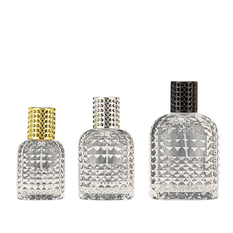 Perfume bottle portable packaging press spray bottle 30ml50ml100ml cosmetic perfume empty bottle wholesale