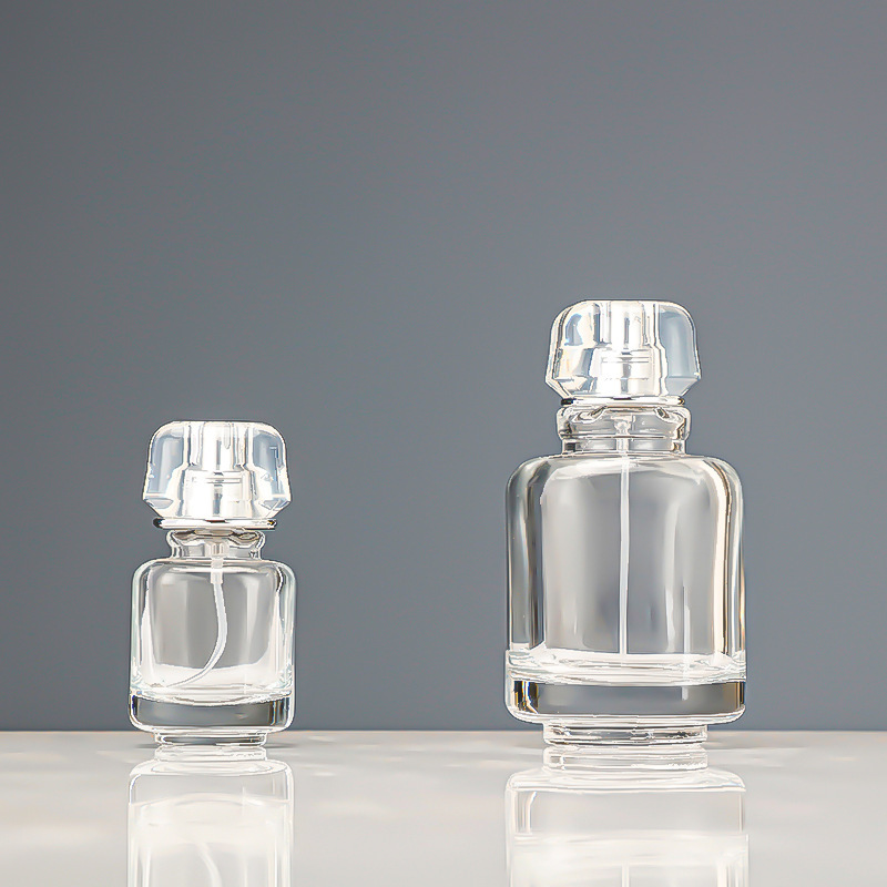 30ml90ml transparent perfume bottle portable sub-bottle press cosmetic perfume empty bottle