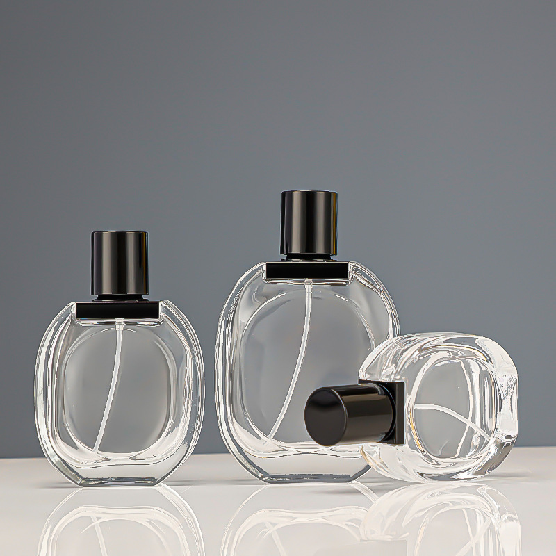 30ml50ml80ml glass perfume bottle perfume bottle press spray bottle cosmetic perfume empty bottle