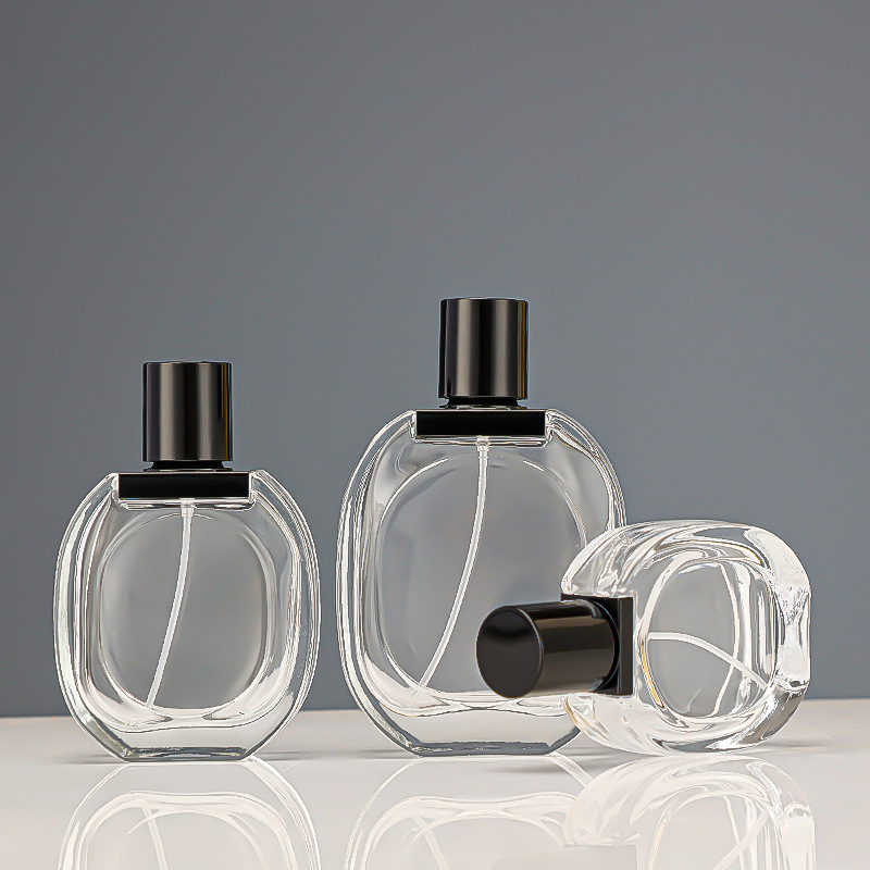30ml50ml80ml glass perfume bottle perfume bottle press spray bottle cosmetic perfume empty bottle