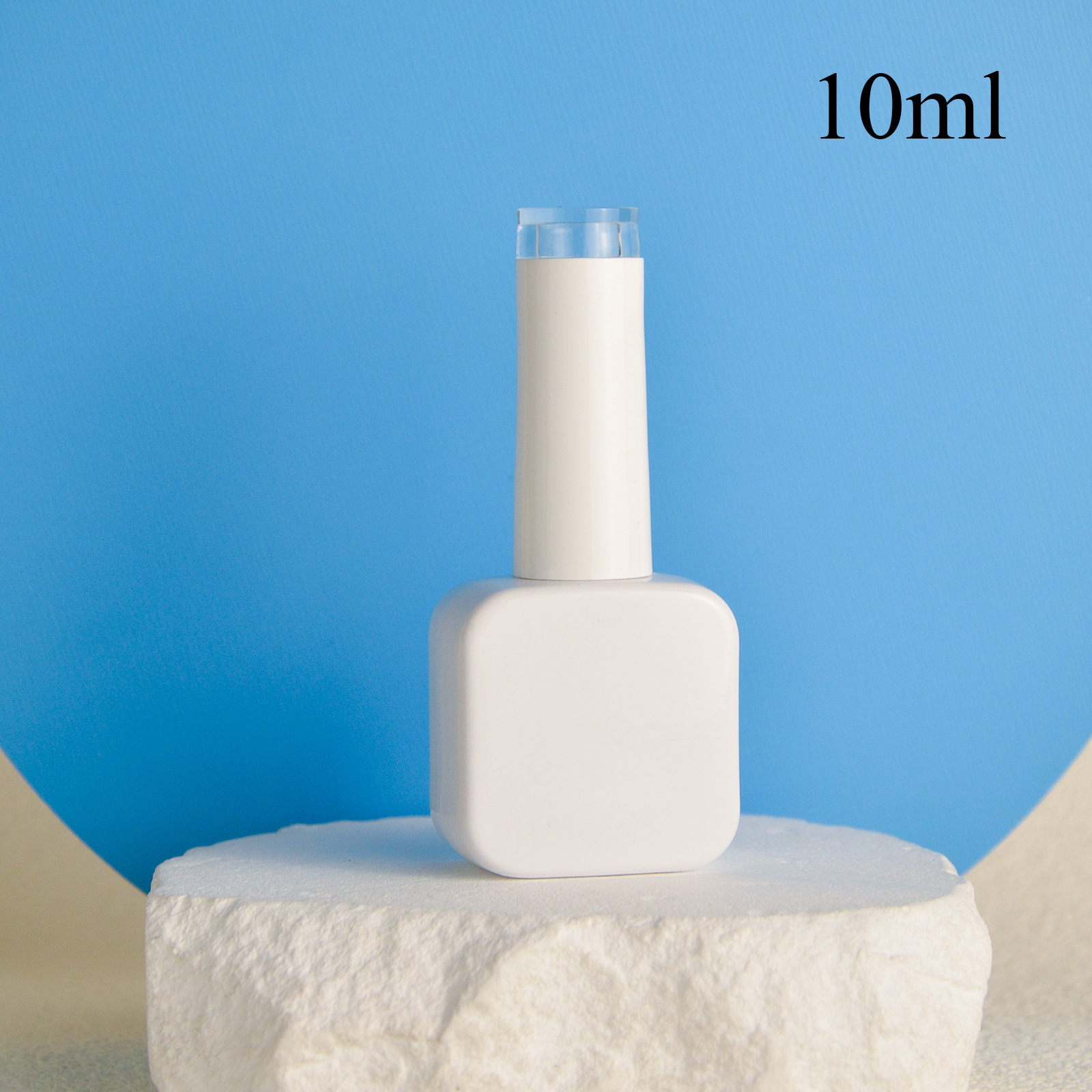 15ML10ML8ML factory nail polish gel bottle white nail polish bottle packaging bottle supply glass bottle