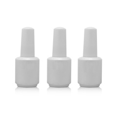Gel nail polish bottle, special offer, empty 15ml bottle of colored gel nail polish, glass bottle.