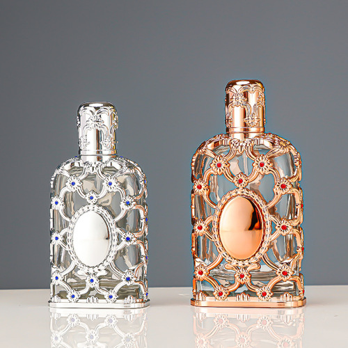 50ml 75ml perfume glass bottle, transparent perfume bottle, spray bottle, perfume empty bottle