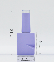10ml Purple Gel Nail Polish Empty Bottle, Nail Polish Dispenser