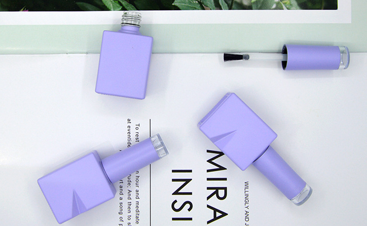 10ml Purple Gel Nail Polish Empty Bottle, Nail Polish Dispenser