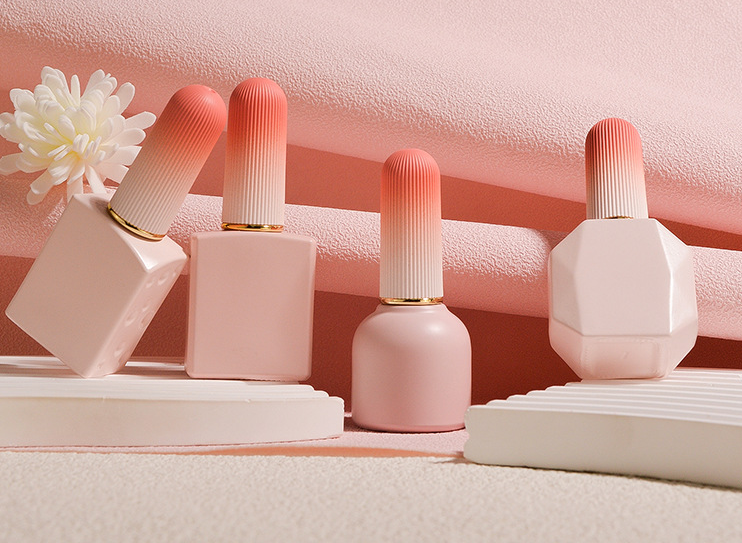 Gel nail polish bottle, special offer, empty 15ml bottle of colored gel nail polish, glass bottle.