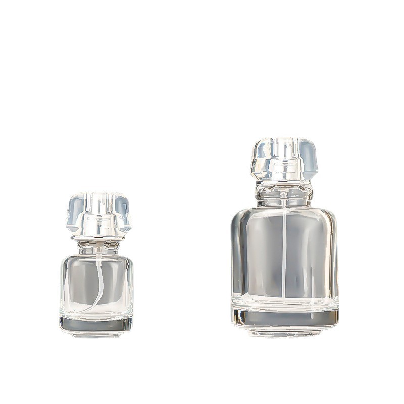 30ml90ml transparent perfume bottle portable sub-bottle press cosmetic perfume empty bottle