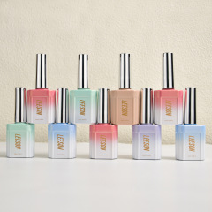 11ml empty bottle of gel nail polish, beige, new style, glass gel nail polish bottle, Italian gel nail polish bottle.