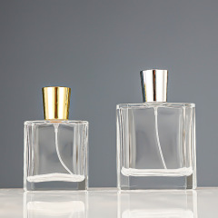 Perfume beauty sample bottle 50ml100ml transparent perfume bottle portable sub-packaging press spray bottle perfume empty bottle