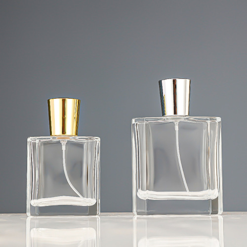 Perfume beauty sample bottle 50ml100ml transparent perfume bottle portable sub-packaging press spray bottle perfume empty bottle