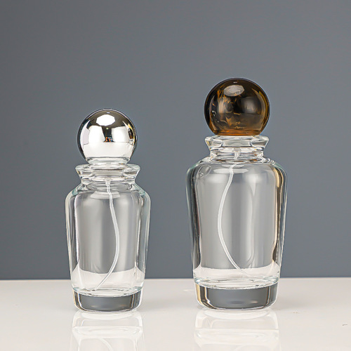 High-end perfume glass bottle 50ml100ml transparent perfume bottle packaging spray bottle cosmetic perfume empty bottle
