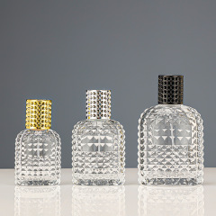 Perfume bottle portable packaging press spray bottle 30ml50ml100ml cosmetic perfume empty bottle wholesale