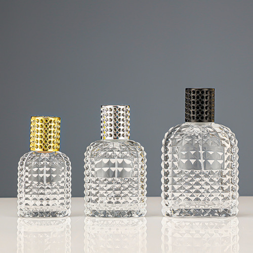 Perfume bottle portable packaging press spray bottle 30ml50ml100ml cosmetic perfume empty bottle wholesale
