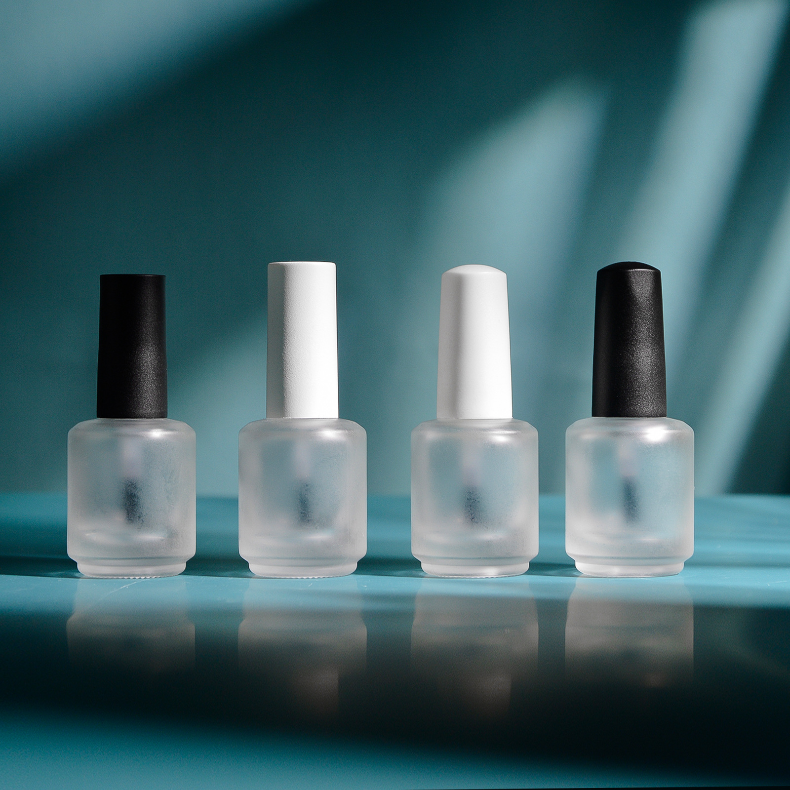 Gel nail polish bottle, special offer, empty 15ml bottle of colored gel nail polish, glass bottle.