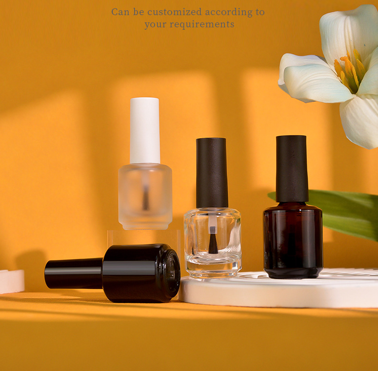 Gel nail polish bottle, special offer, empty 15ml bottle of colored gel nail polish, glass bottle.