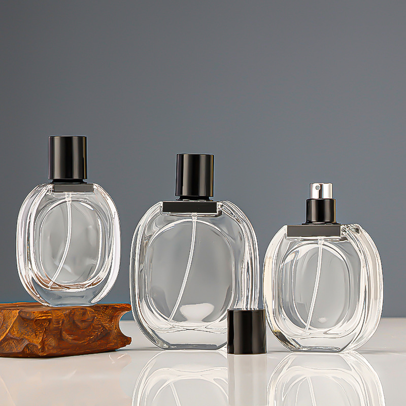 30ml50ml80ml glass perfume bottle perfume bottle press spray bottle cosmetic perfume empty bottle