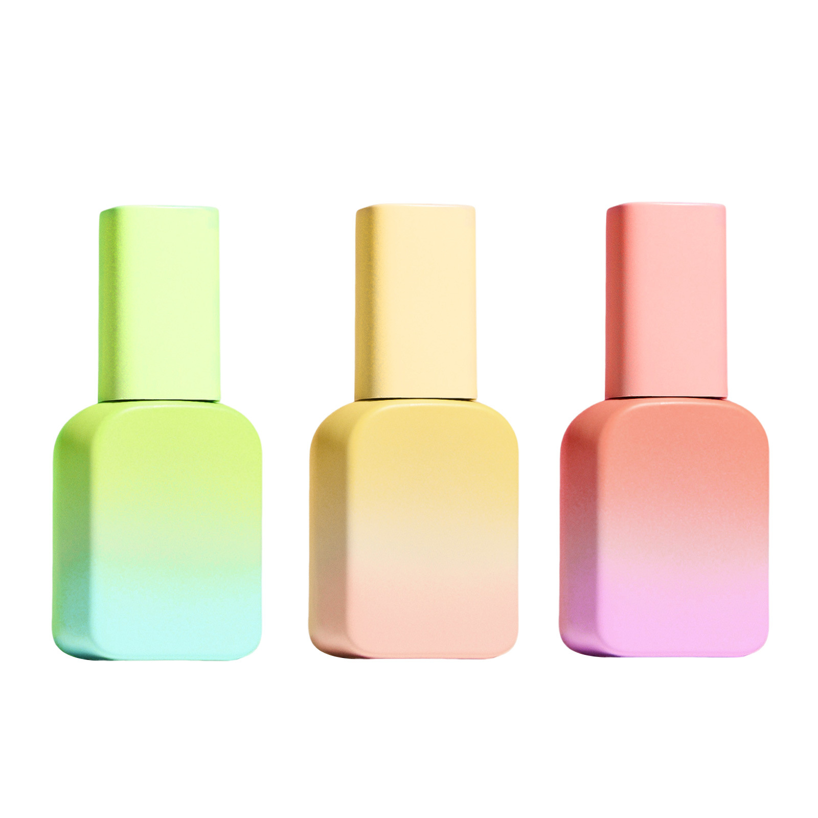Factory New Hot Selling Product: 12ml Colored Spray Nail Polish Gel Glass Bottle - New Nail Polish Bottle