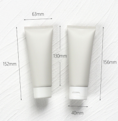 100g gray matte cosmetic tube plastic squeeze bottle inverted bottle PE Morandi color