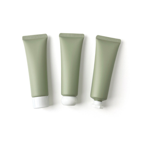 50g Red Bean Paste Green Matte Frosted Cosmetic Tube - Hand Cream/Body Lotion Squeeze - Empty Bottle