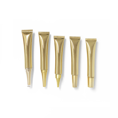 20g Bright Gold Eye Cream Tube, Cosmetic Packaging Material, Lip Gloss Packaging, Eye Cream PE Full Hot Stamping
