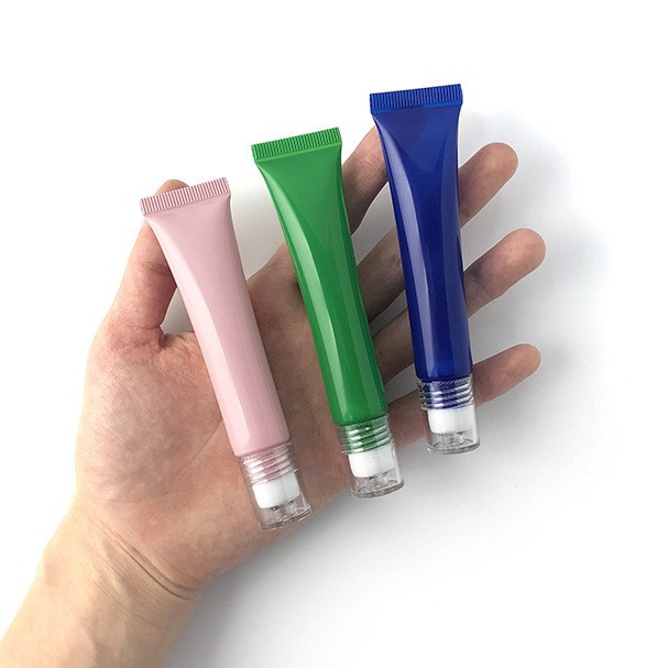 20g three-ball massage tube eye cream, packaged in pink, blue, green, brown, and white.