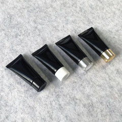 Black 40g cosmetic tube, black light-proof packaging, black bottle packaging.