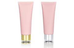 100g Frosted Matte Pink Cosmetic Tube - Cleanser & Hand Cream - Empty PE Plastic Squeeze Bottle