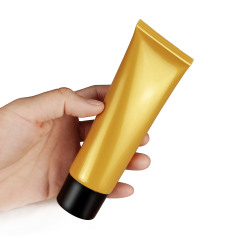 80g cosmetic tube, pearlescent ginger yellow bottle, inverted bottle, squeeze bottle, plastic tube
