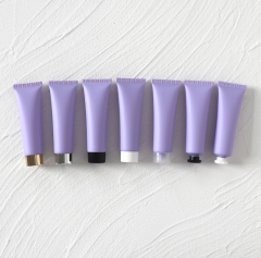 30g Purple Frosted Cosmetic Tube Empty Bottle Foundation Primer Dispenser Plastic Bottle