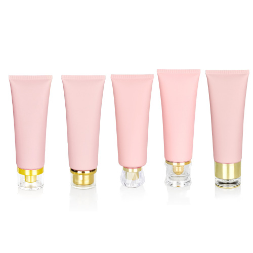 100g Frosted Matte Pink Cosmetic Tube - Cleanser &amp; Hand Cream - Empty PE Plastic Squeeze Bottle