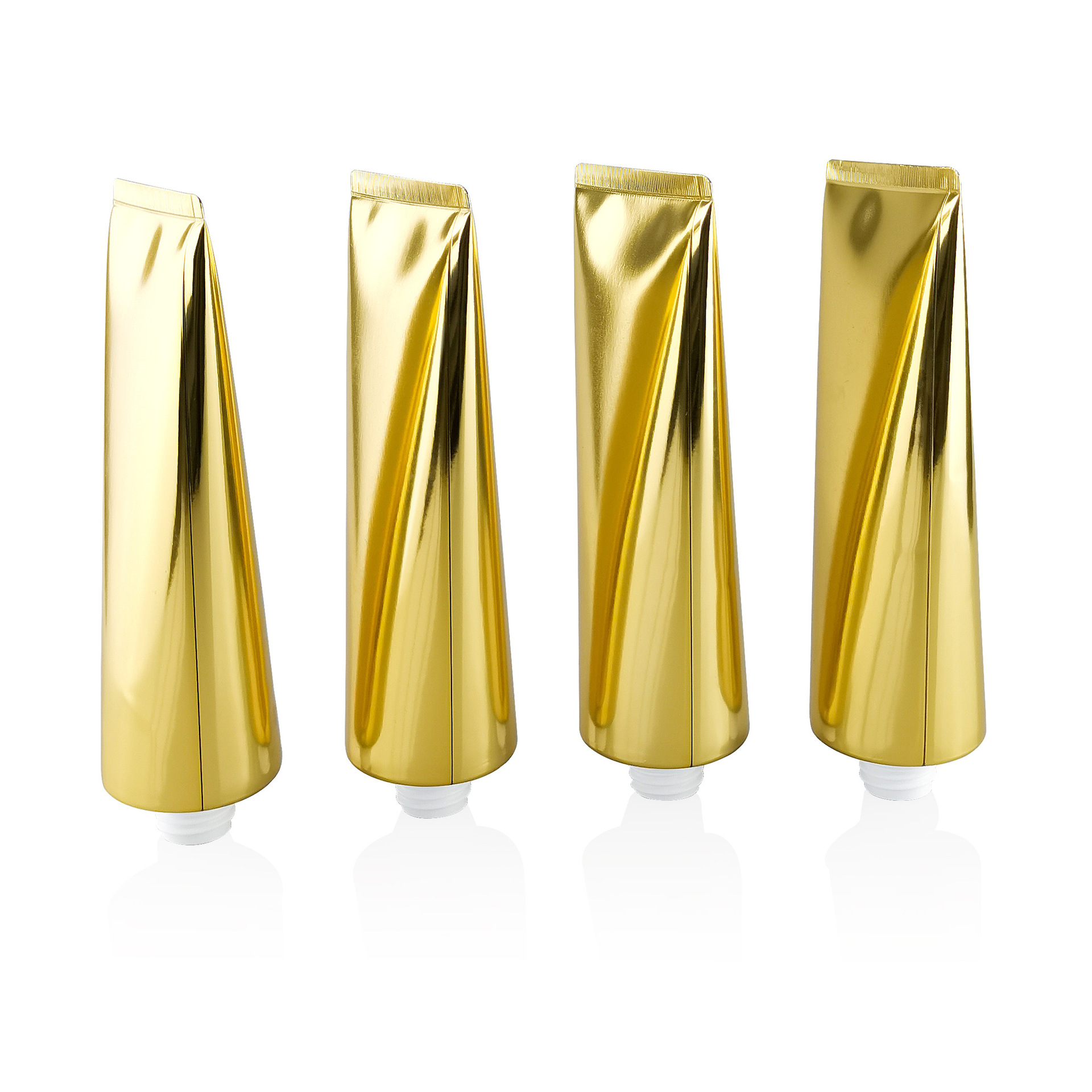 10-200g high-gloss gold aluminum-plastic tube, high-gloss sheet, 350mm thickness facial cleanser/cleanser bottle