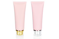 100g Frosted Matte Pink Cosmetic Tube - Cleanser & Hand Cream - Empty PE Plastic Squeeze Bottle