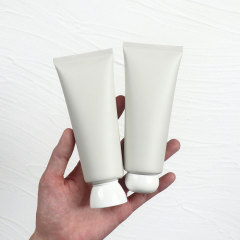 100g gray matte cosmetic tube plastic squeeze bottle inverted bottle PE Morandi color