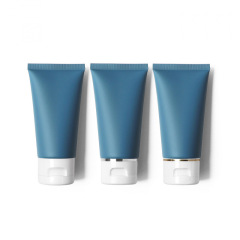 50ml gray-blue frosted cosmetic tube, refillable cleanser, hand cream, empty squeeze bottle