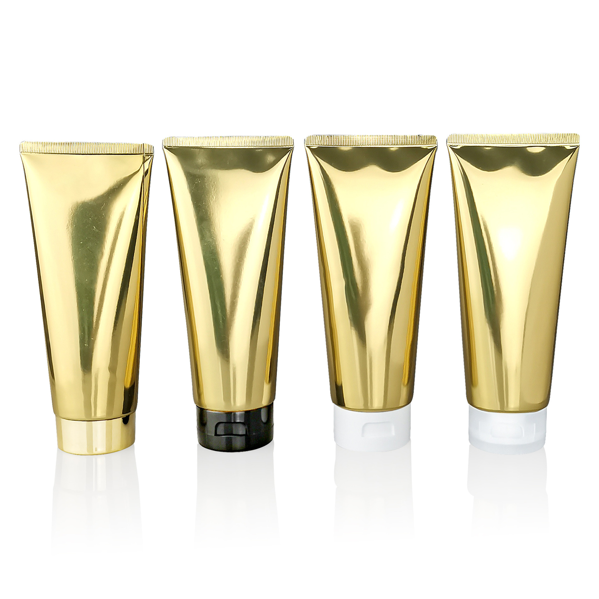 10-200g high-gloss gold aluminum-plastic tube, high-gloss sheet, 350mm thickness facial cleanser/cleanser bottle