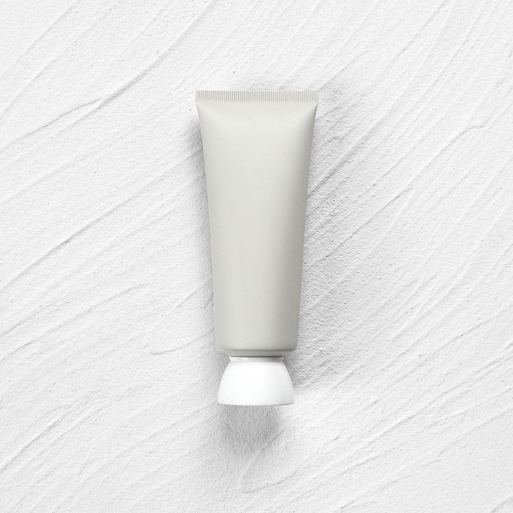 100g gray matte cosmetic tube plastic squeeze bottle inverted bottle PE Morandi color