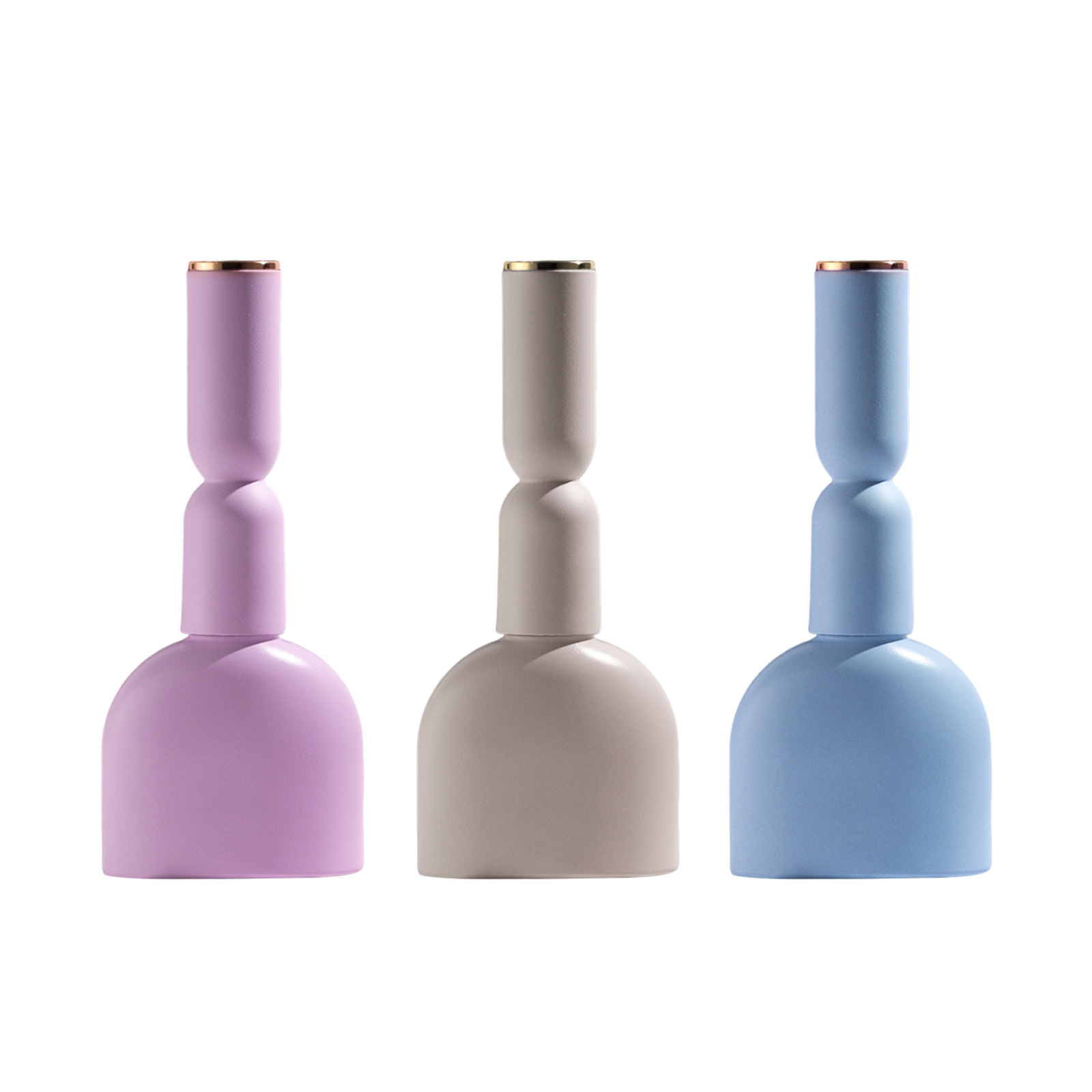 15ml New Nail Polish Gel Bottle, Nail Salon Bottle, Beige, Pink, Blue Brush Dispenser Bottle