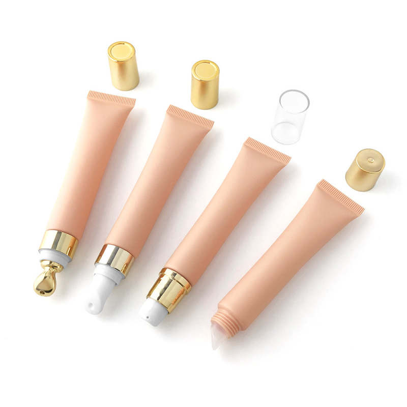 20g Skin Tone Lipstick Tube, Eye Cream Tube, Zinc Alloy Ceramic Vacuum Cosmetic Dispensing Bottle